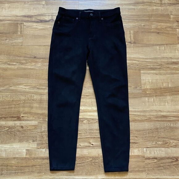 BANANA REPUBLIC 4 High-Rise Soft Stretch Faux Suede Skinny Jeans Classic Preppy - Picture 8 of 16